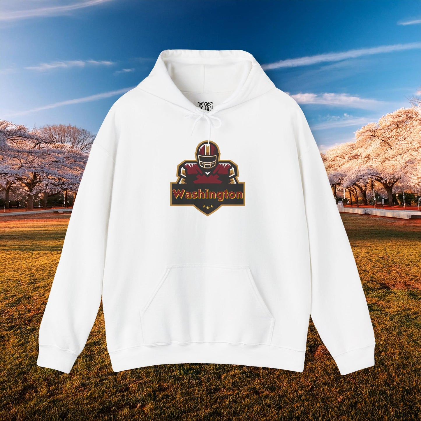 Washington Football Player Logo Hoodie