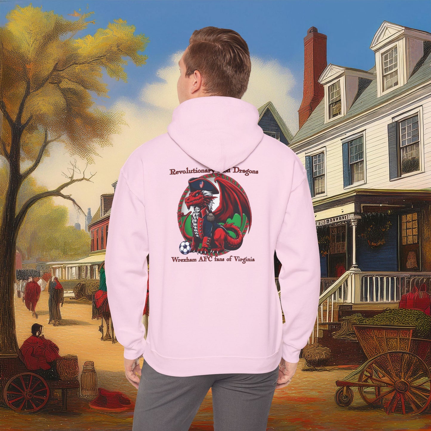Revolutionary Red Dragons Logo Hoodie
