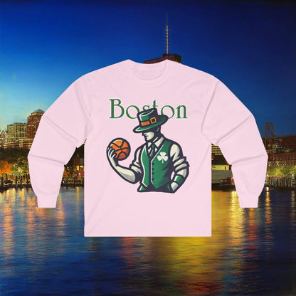 Boston Basketball Long Sleeve Tee