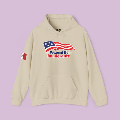 Powered By Immigrants Hoodie
