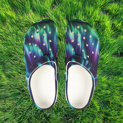 Northern Lights Foam Clogs