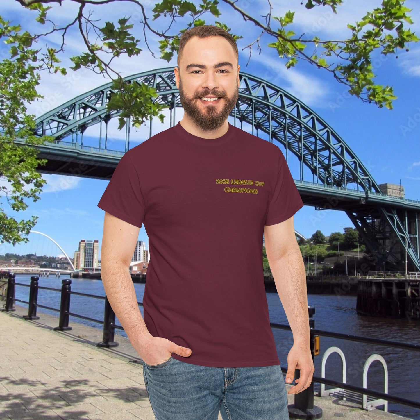 Newcastle Cup Champions Crest Tee
