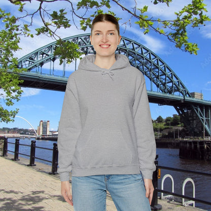 Newcastle United B&W Crest Hoodie