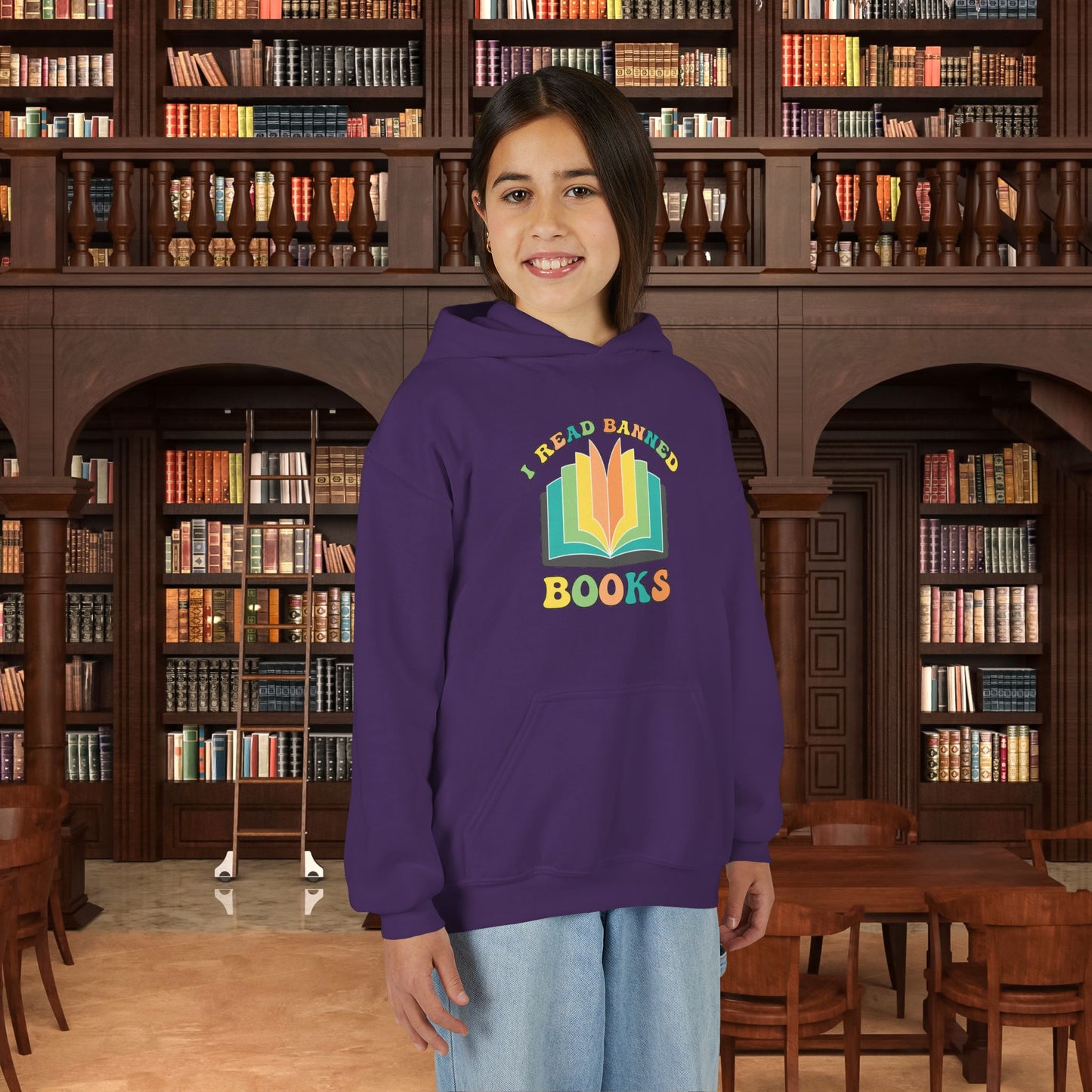 I Read Banned Books Youth Hoodie