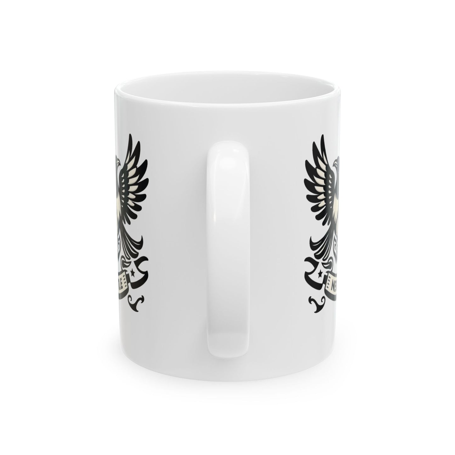 Newcastle United B&W Crest Ceramic Mugs (11oz\15oz)