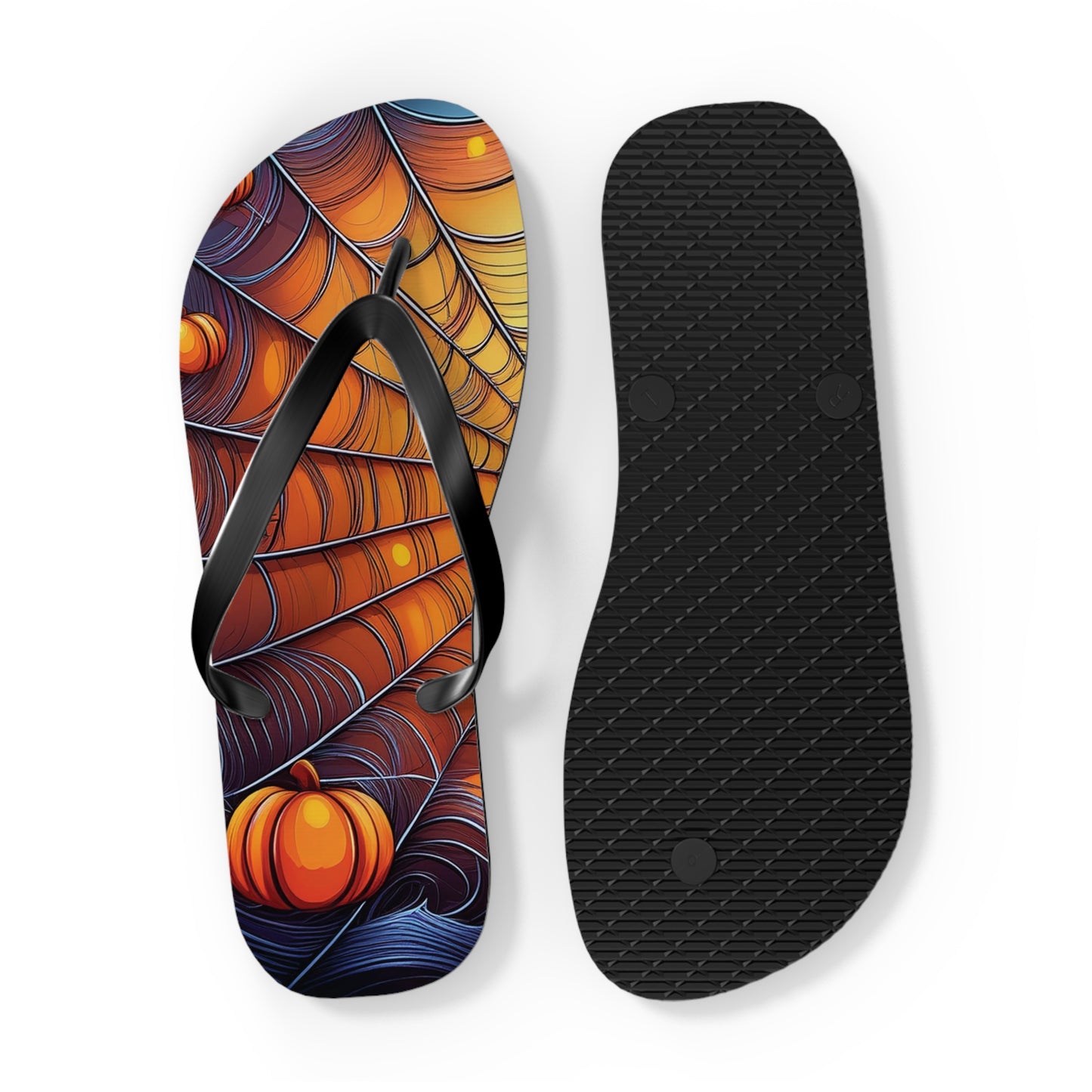 Spider Web Flip Flops