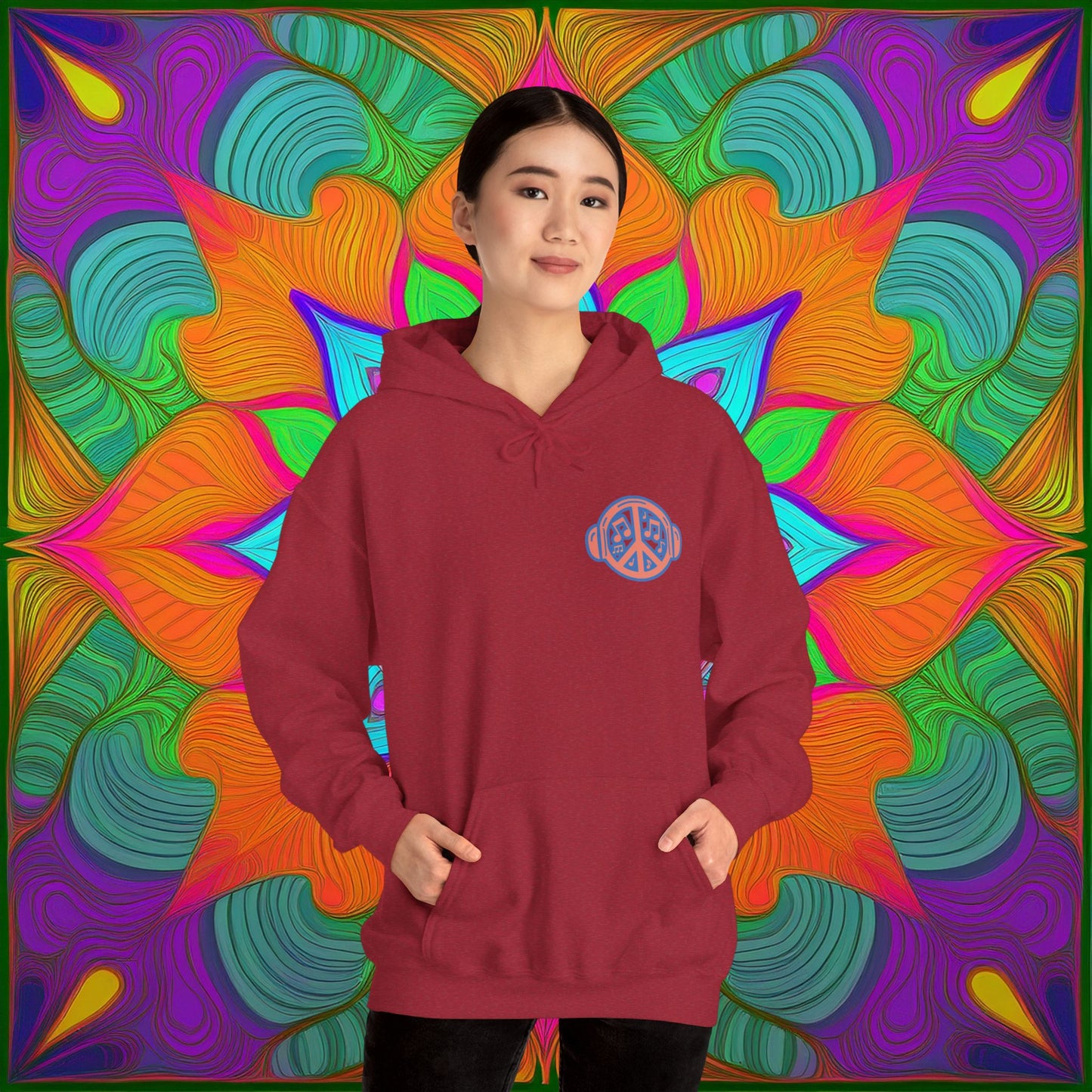 "Beats Not Bombs" Peace Hoodie