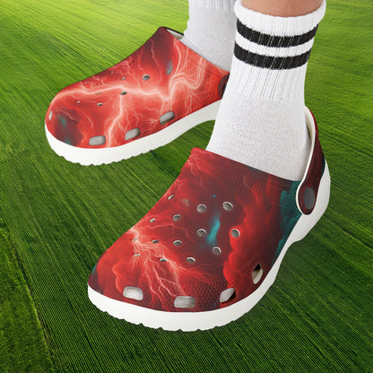 Red Storm Kid's Foam Clogs