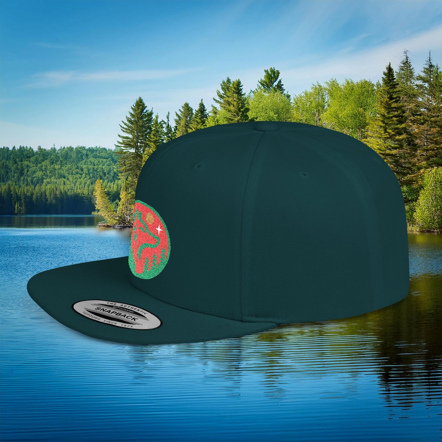 Minnesota Wild Wolf Flat Bill Snapback