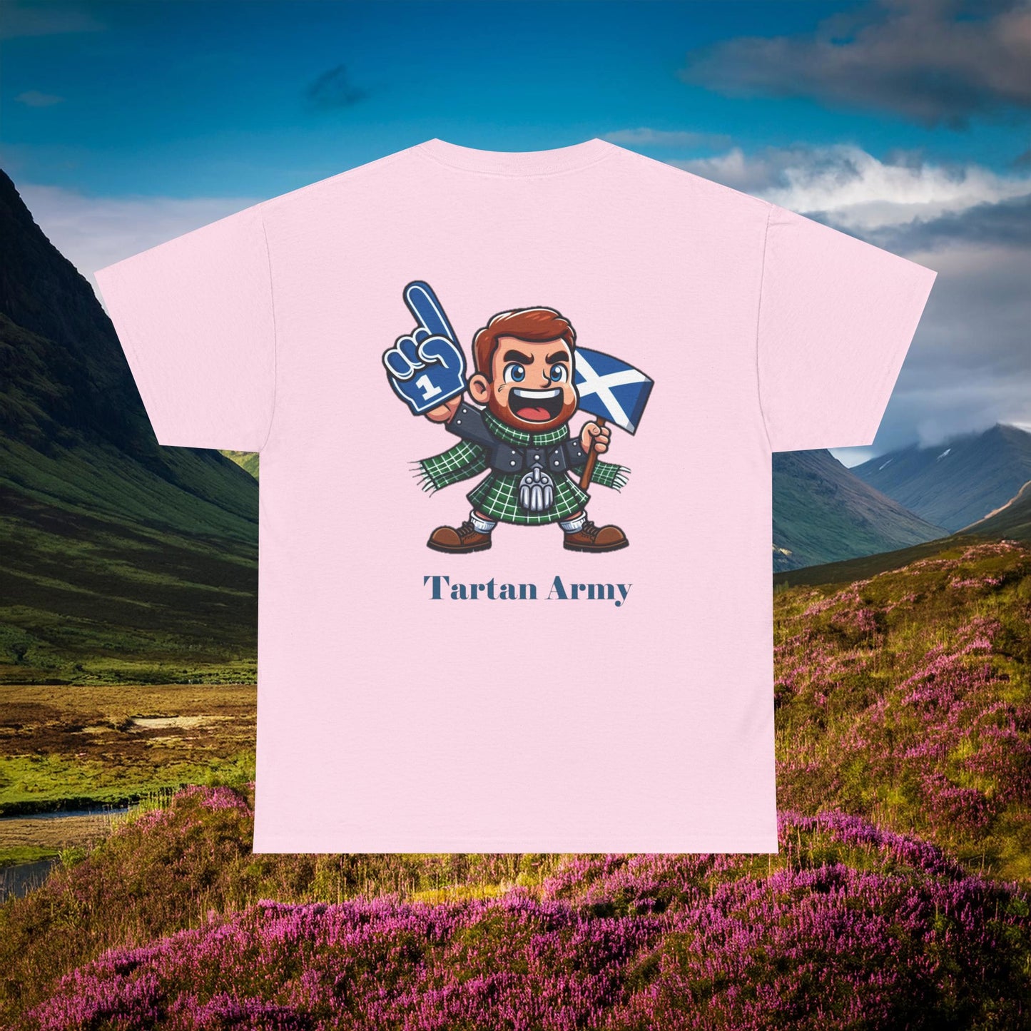 Scotland Tartan Army Tee