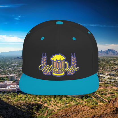 Milwaukee Pint Flat Bill Snapback