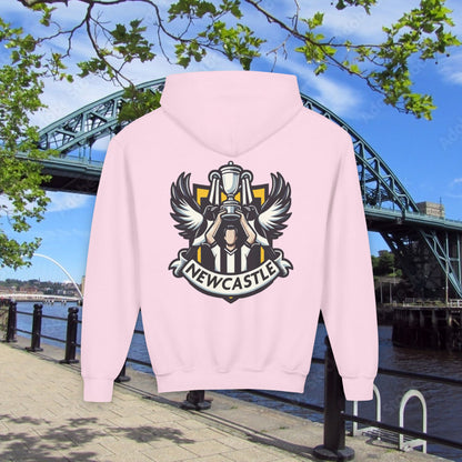 Newcastle Cup Champions Crest Youth Hoodie