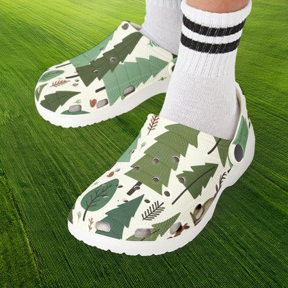 Forest Pattern Kid's Foam Clogs