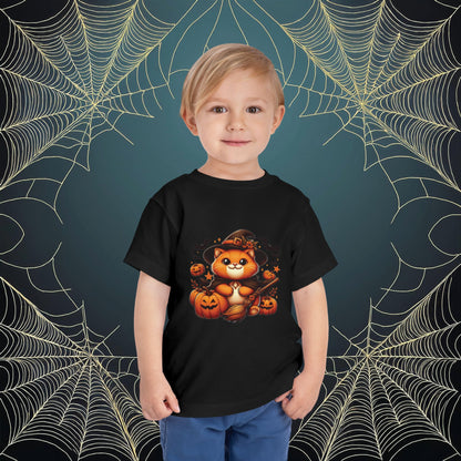 Halloween Cat Toddler Tee