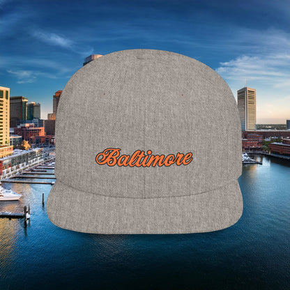 Baltimore Flat Bill Snapback