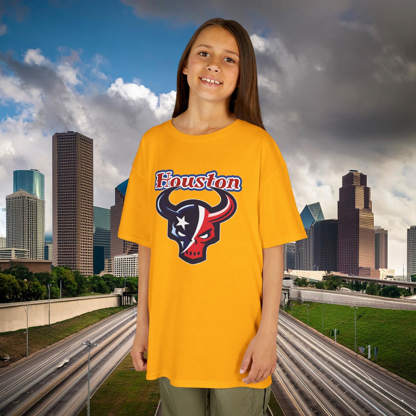 Houston Skull Kids Tee