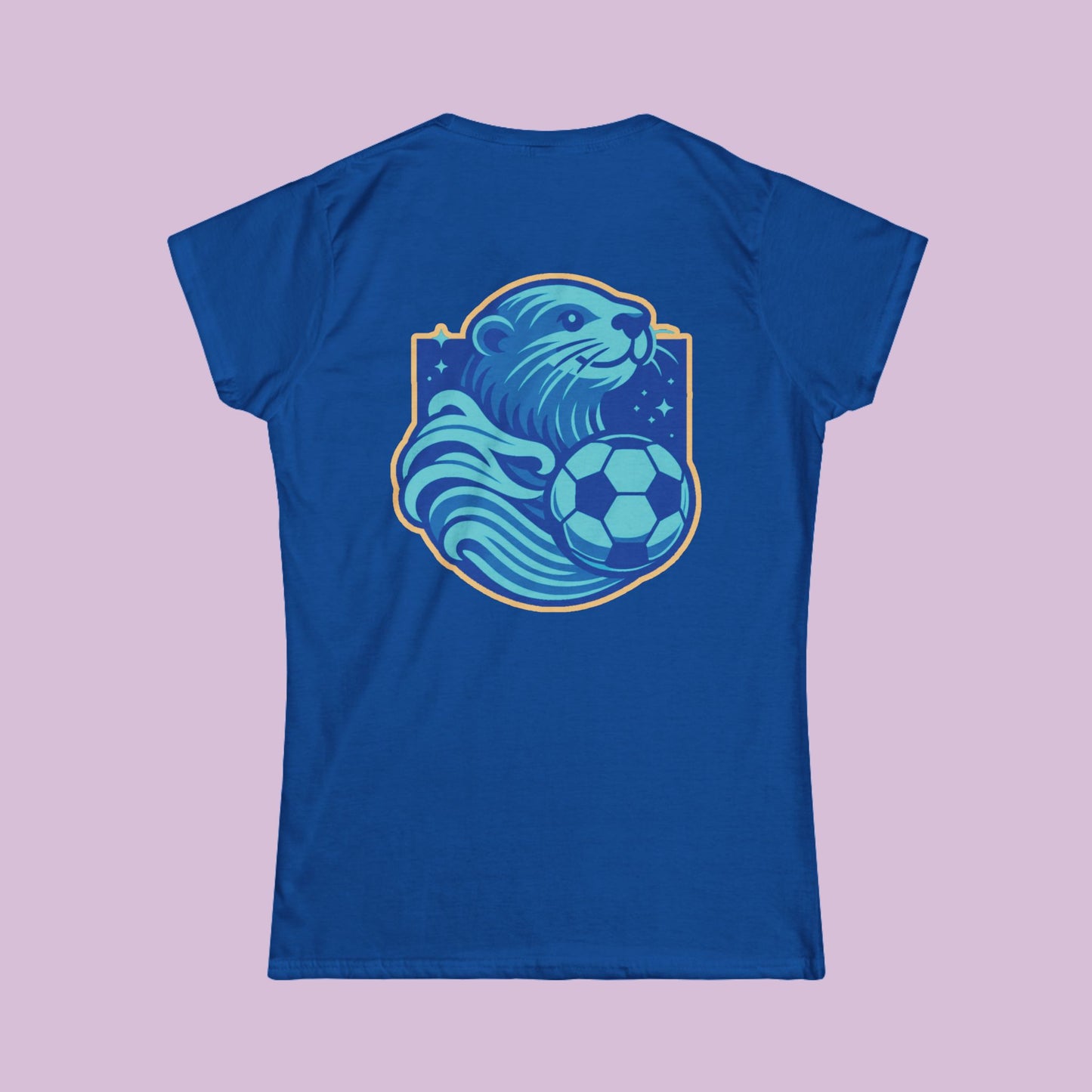 Sea Otter Soccer Logo Women's Softstyle Tee
