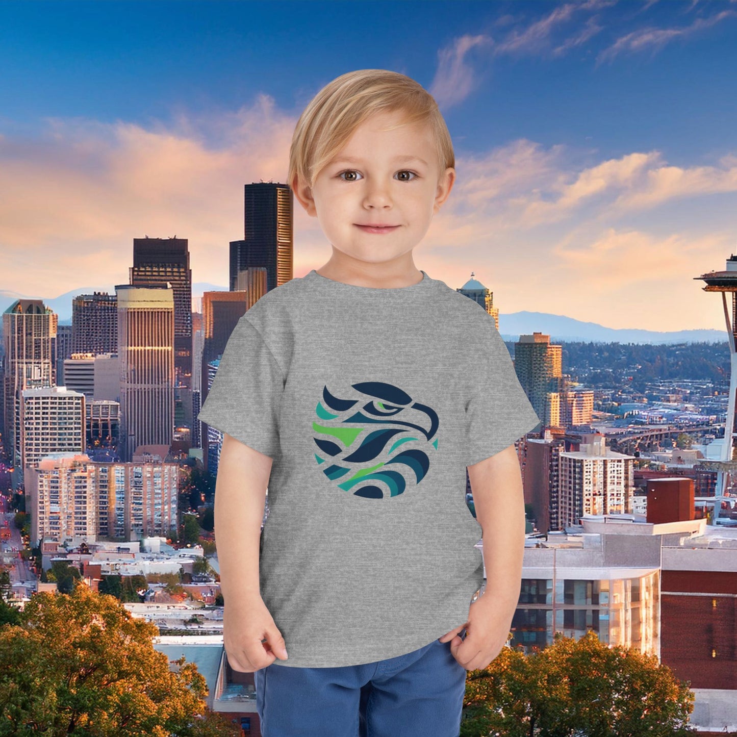 Seattle Football Logo Toddler Tee