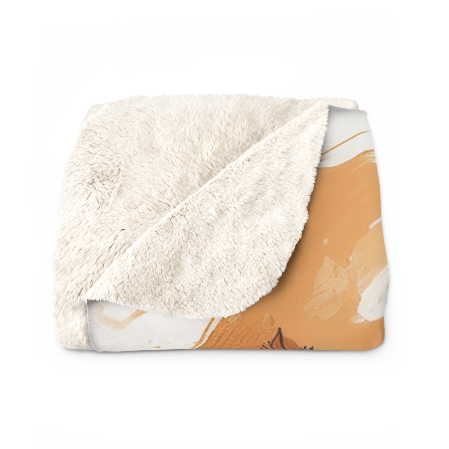 Magpies and Football Sherpa Fleece Blanket