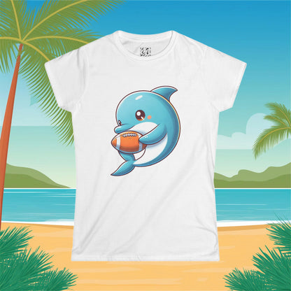 Miami Little Dolphin Women's Softstyle Tee