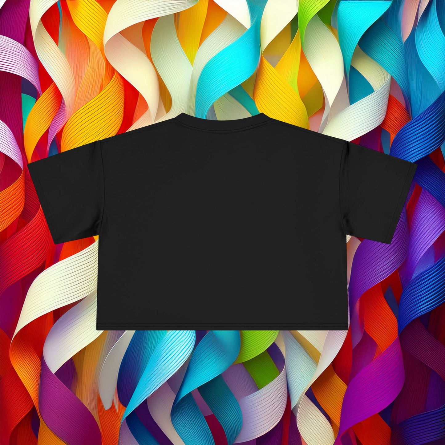 Rainbow Heart Women's Crop Tee