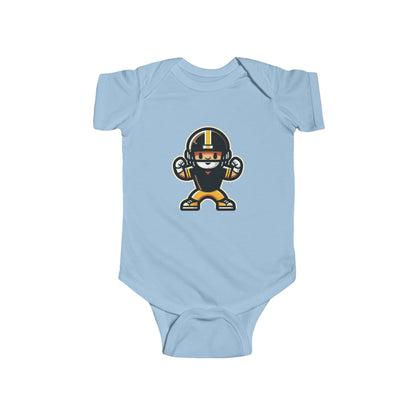 Mini Pittsburgh Football Player Infant Bodysuit
