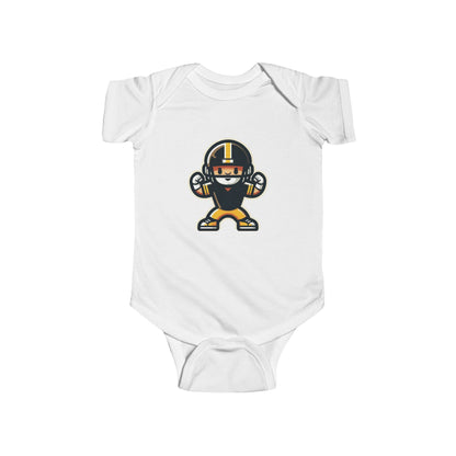 Mini Pittsburgh Football Player Infant Bodysuit