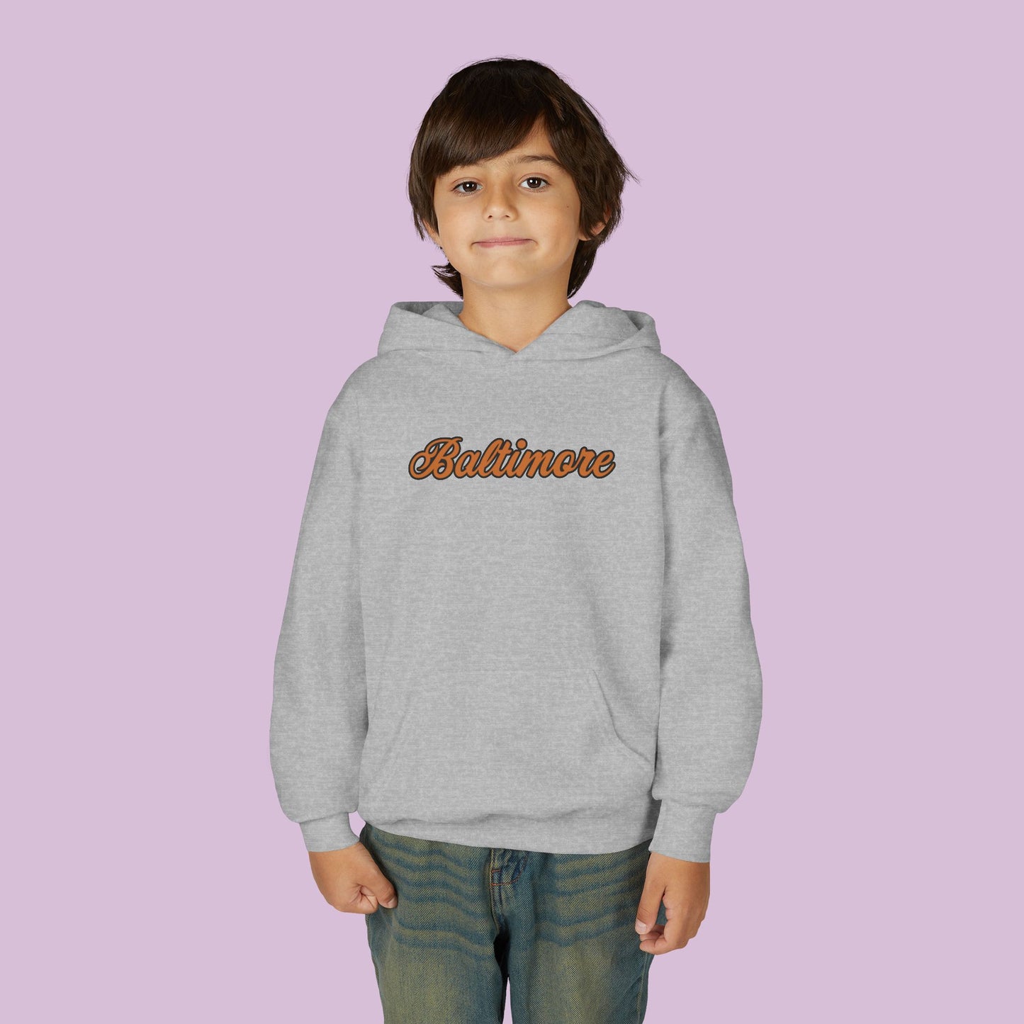 Baltimore Baseball Little Oriole Youth Hoodie