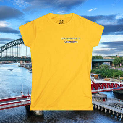 NUFC 2025 Carabao Cup Women's Softstyle Tee