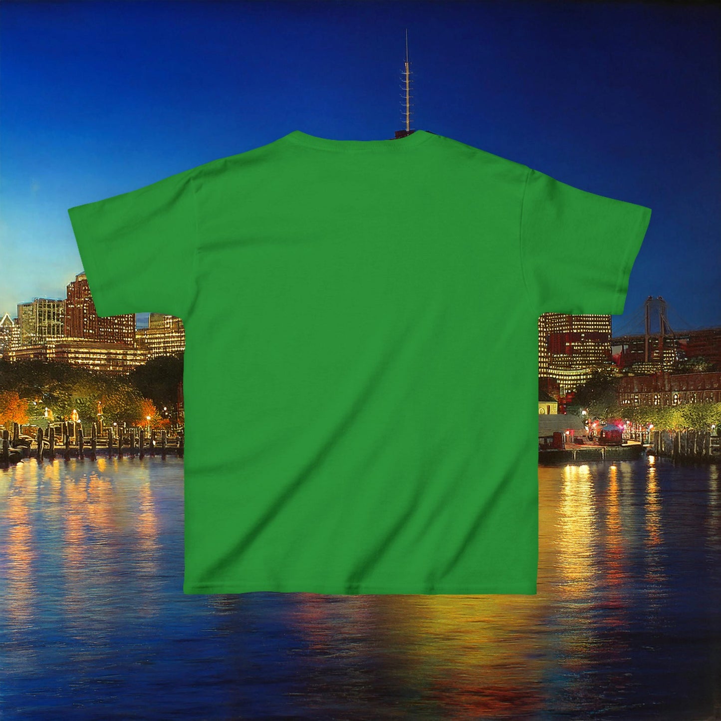 Boston Basketball Design Kids Tee