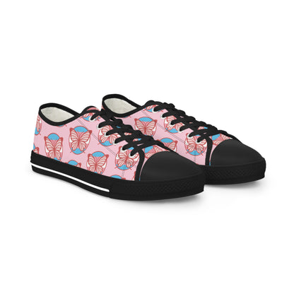The T Elders Butterfly Patterned Men's Low Top Sneakers