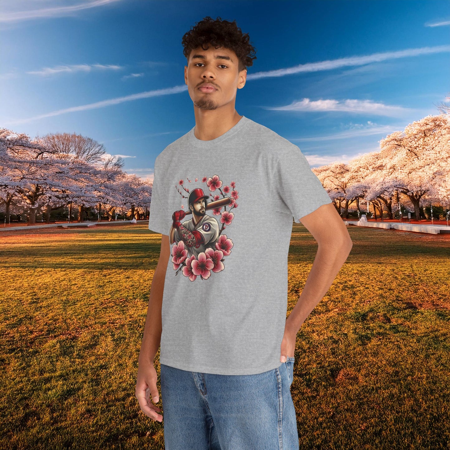 Washington Baseball Cherry Blossom Tee