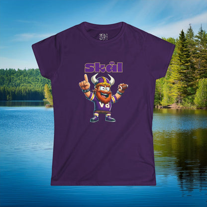 Minnesota Football Skol Women's Softstyle Tee