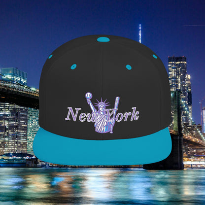 New York Lady Liberty Flat Bill Snapback