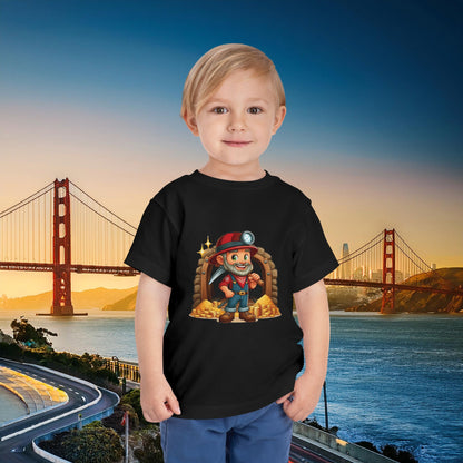 San Francisco Football Cartoon Miner Toddler Tee
