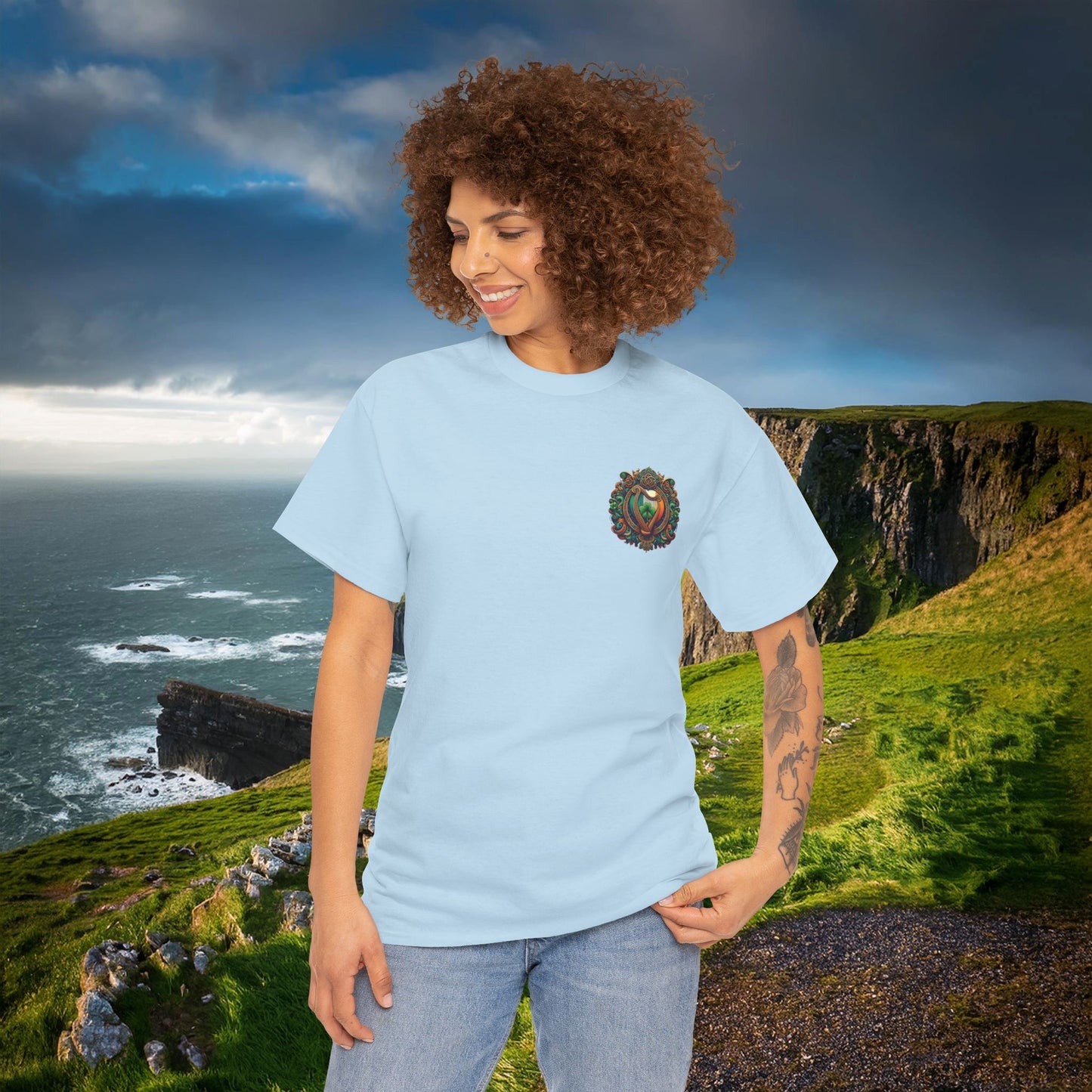 Ireland Harp Crest Tee