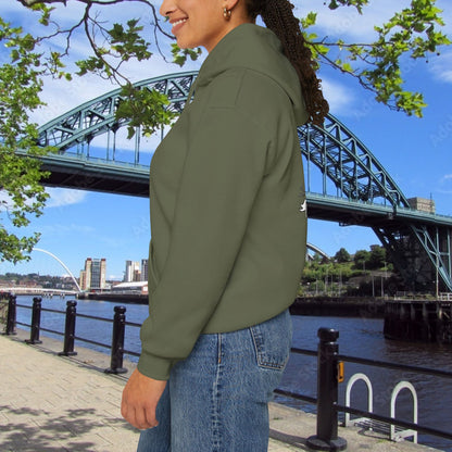 Newcastle United Howay The Lasses B&W (Twin Mags) Hoodie