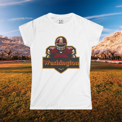 Washington Football Player Logo Women's Softstyle Tee