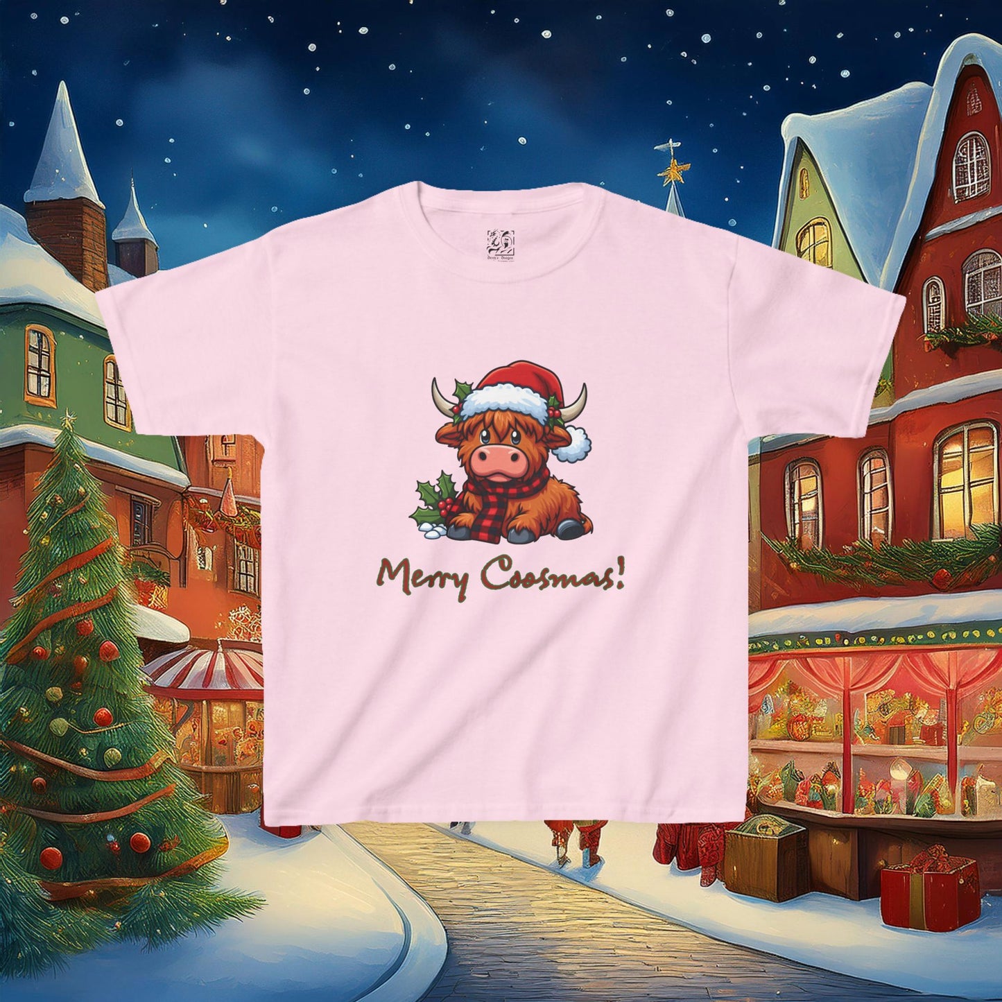 Merry Coosmas Kids Tee