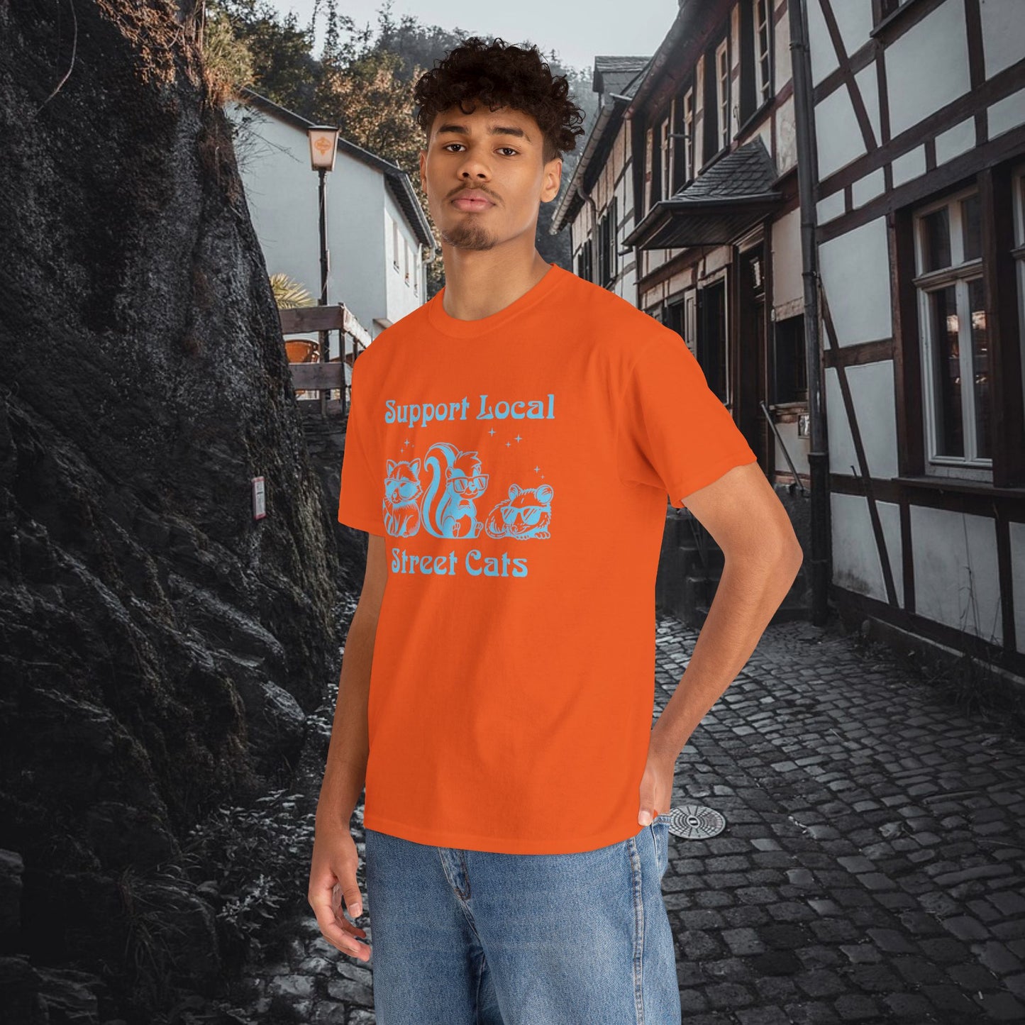 Support Local Street Cats Tee