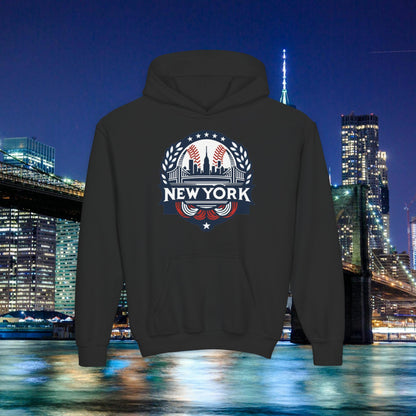 New York Bronx Baseball Youth Hoodie