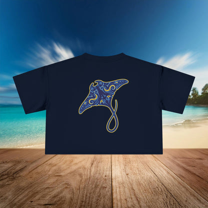Manta Ray Women's Crop Tee