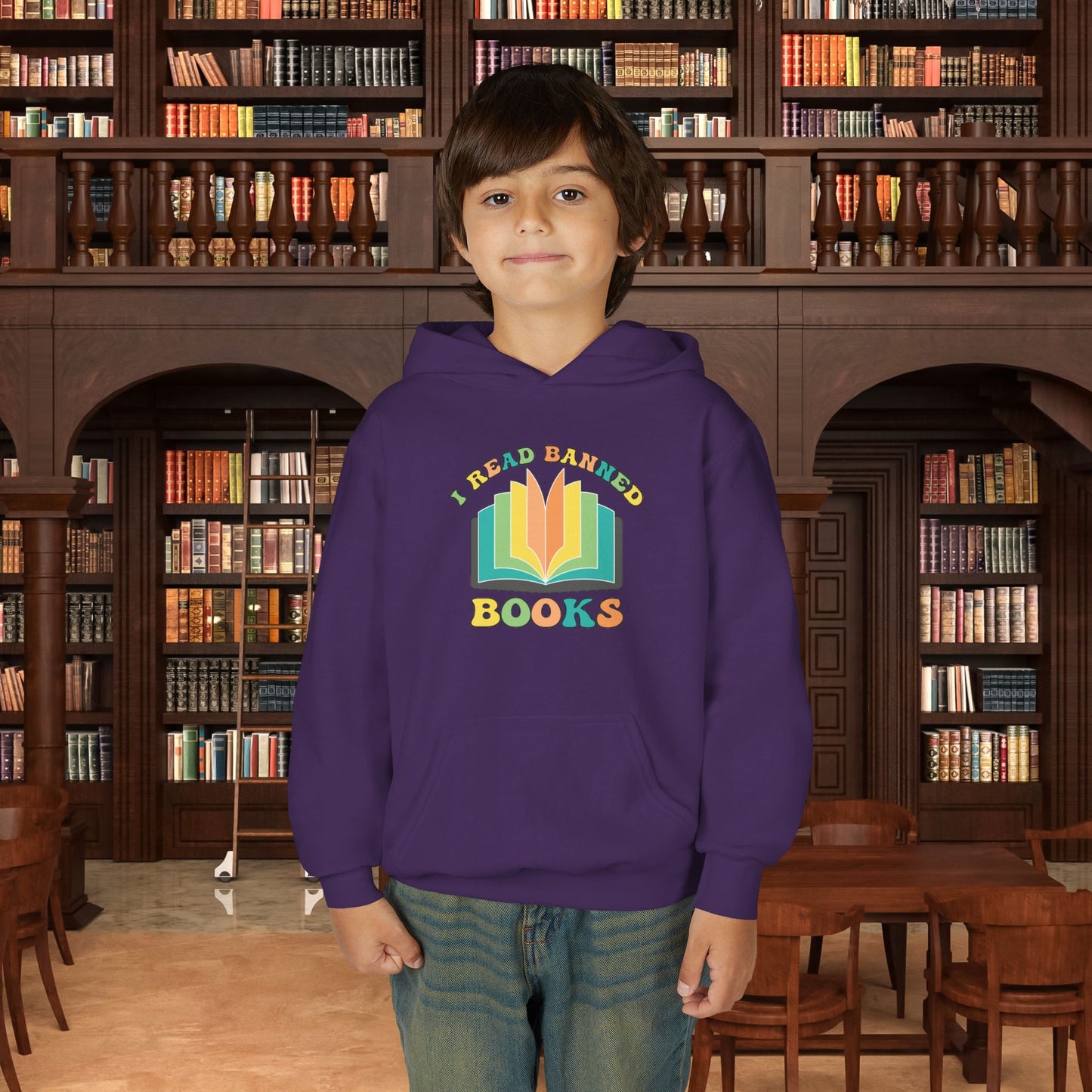 I Read Banned Books Youth Hoodie