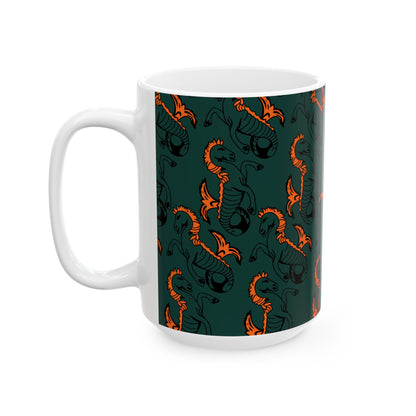 Newcastle Seahorse Ceramic Mugs (11oz/15oz)