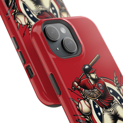 Washington Baseball At Bat Impact-Resistant Cases