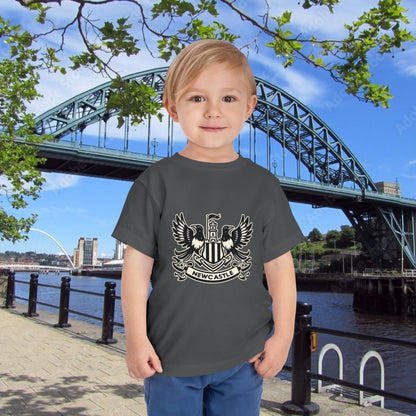 Newcastle United B&W Crest Toddler Tee