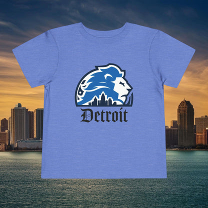 Detroit Football Skyline Toddler Tee