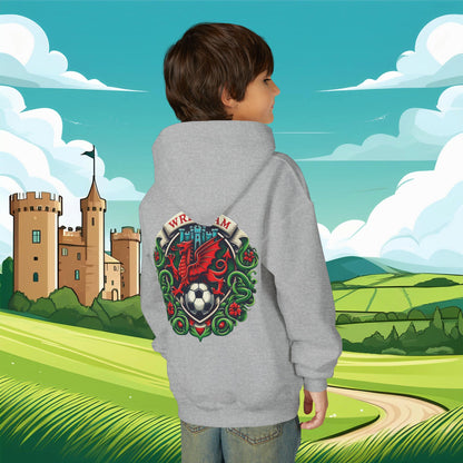 Wrexham Crest Dragon Youth Hoodie