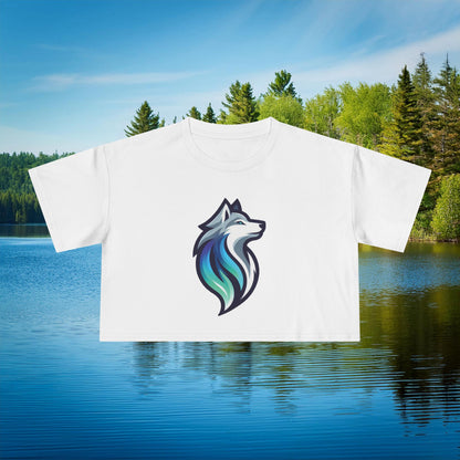 Timber Wolf Women's Crop Tee