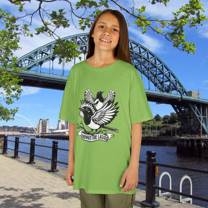 Newcastle United Howay The Lasses B&W (Twin Mags) Kids Tee